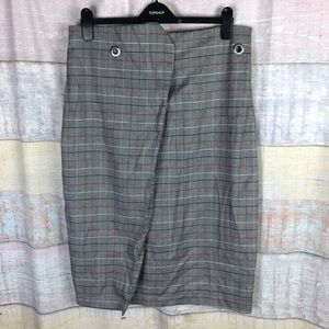 Essentials by ABS Small Glen Check Pencil Skirt